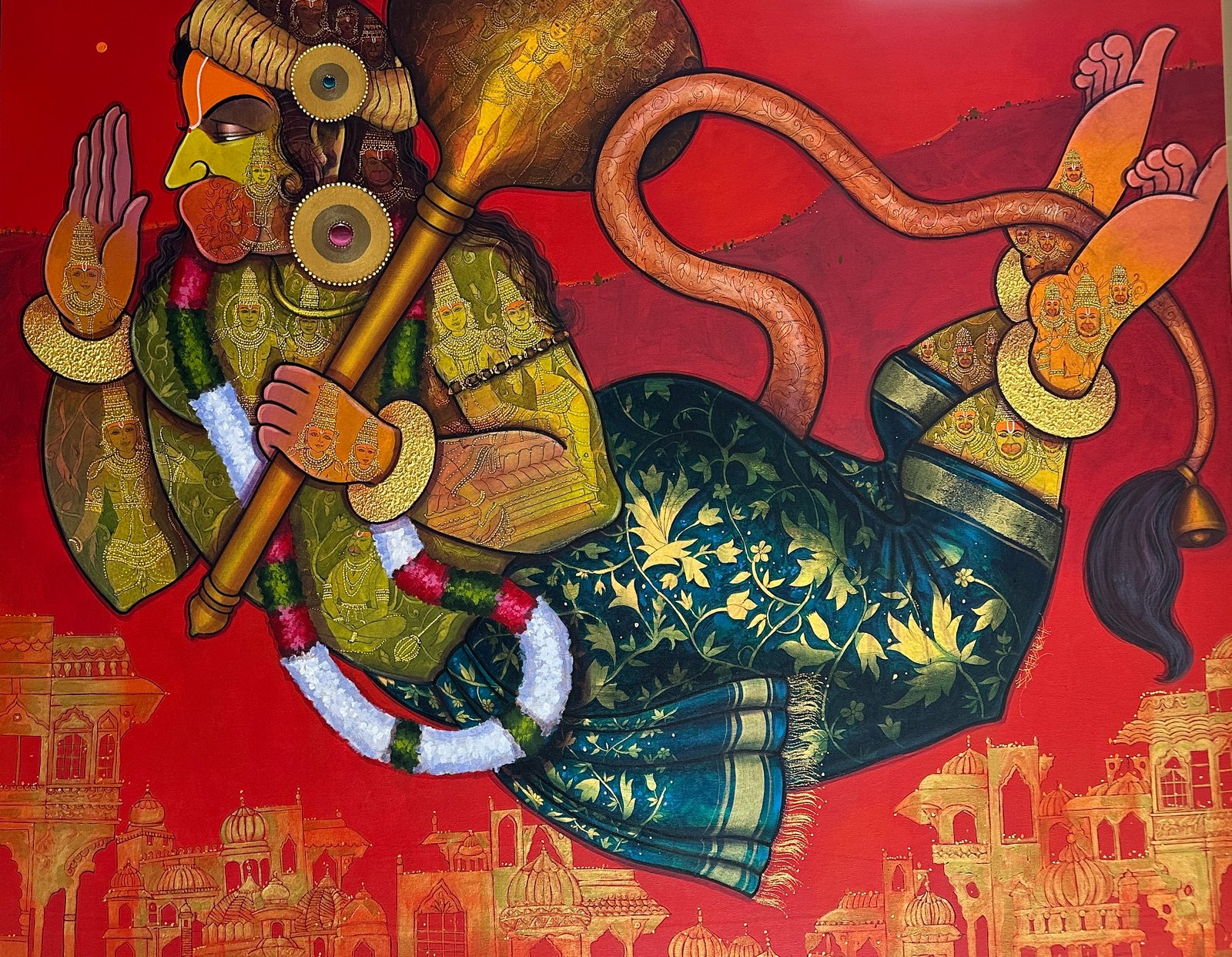 Flaying Hanuman